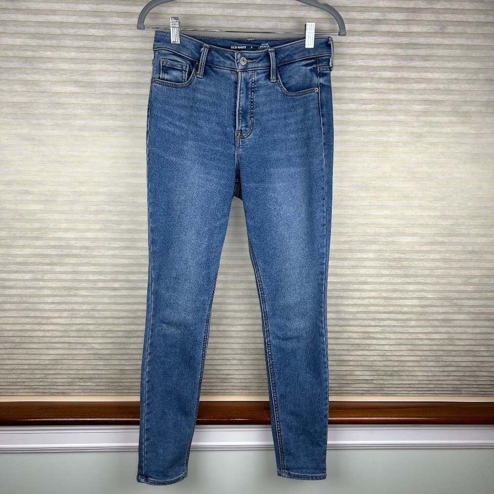 Old Navy High Rise Rockstar Super Skinny Secret-Slim Pockets Jeans Western